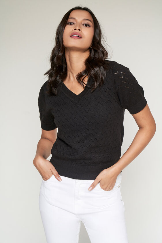 Design Straight Top, Black, image 2